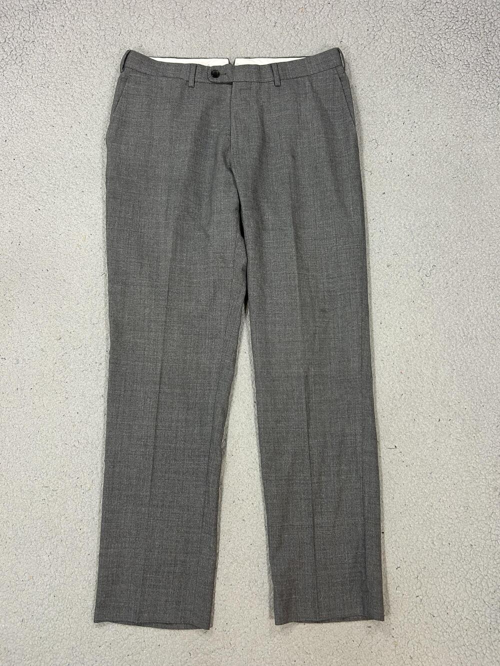 Suitsupply Pants Mens 32x29 Gray Brescia Wool Slim Fit Dress Trousers Slacks